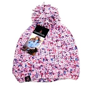 Cuddl Duds Pom Hat One size